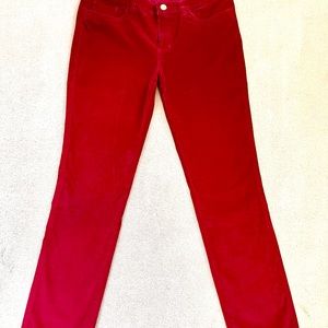 Brooks Brothers Natalie Fit Red corduroy pants